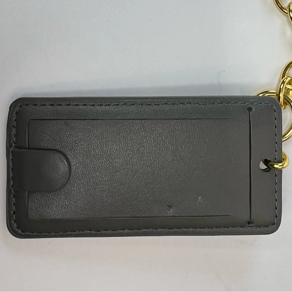 Gray & Gold Versace Luggage Tag Never Used - Picture 3 of 12